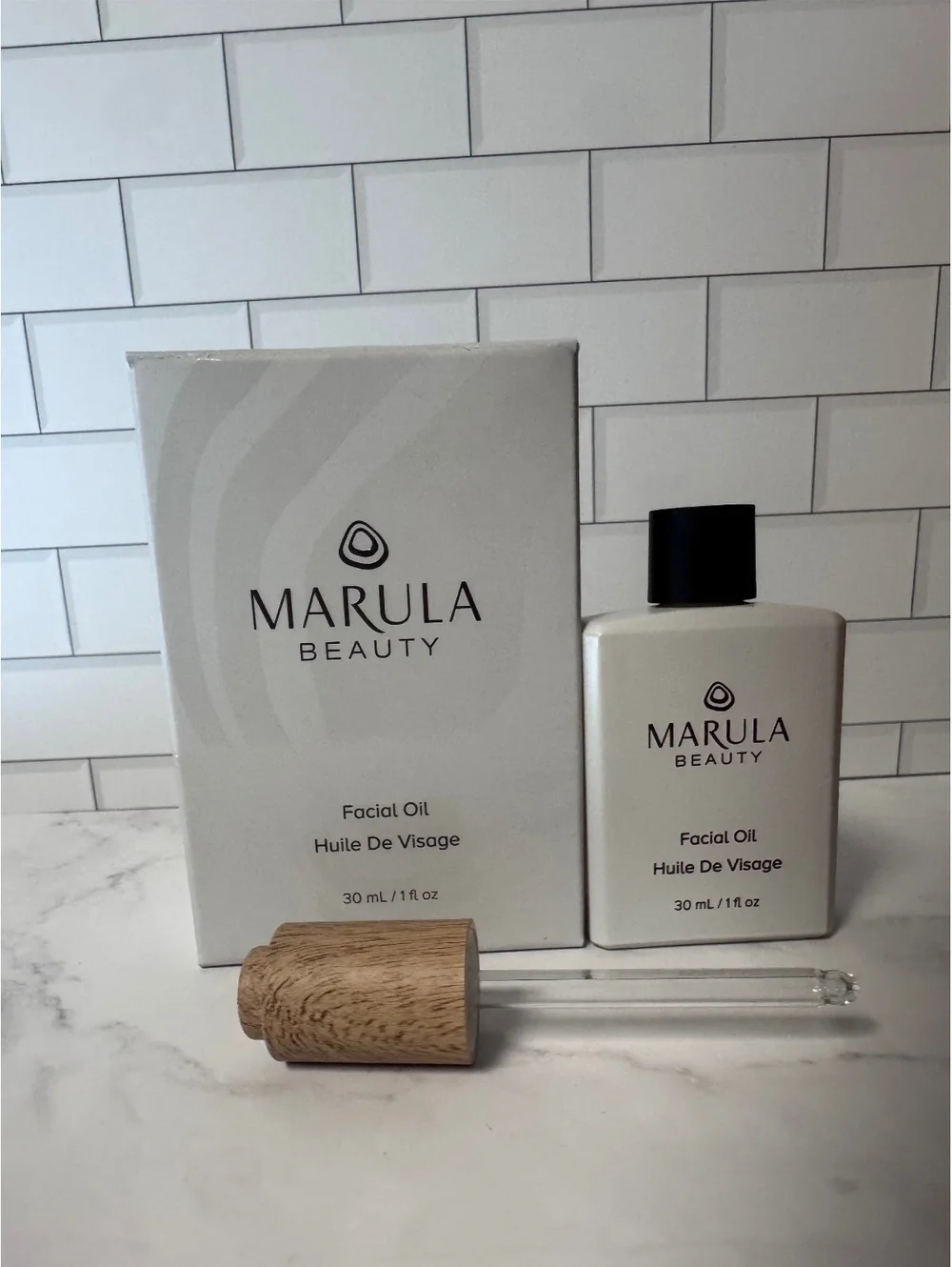 Marula Beauty Organic Marula Facial Oil 30mL 1 oz Full Size Discontinued